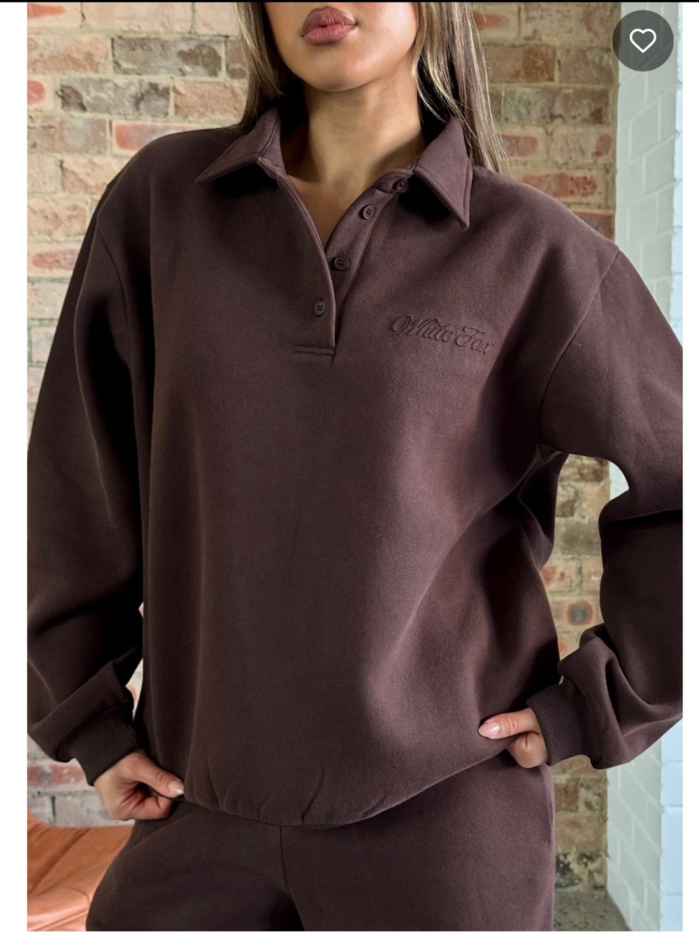 White Fox Boutique Chocolate Brown Pullover Sweater